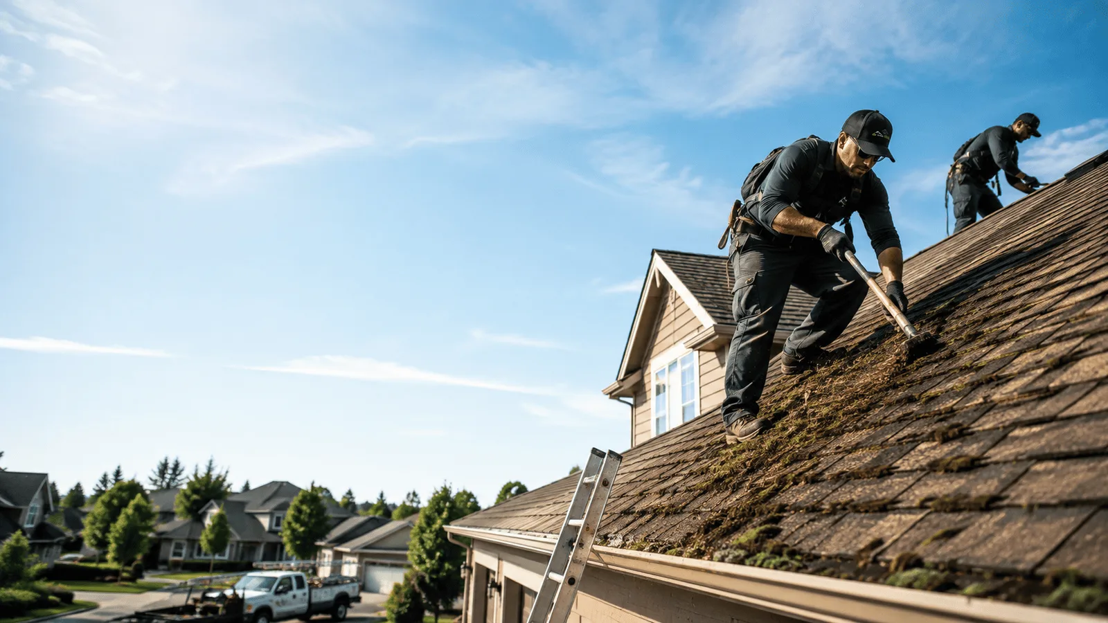 Roof Moss Removal in New Lenox, IL near me